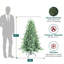 Arbre de Noël épinette bleu artificiel non éclairé-118027469