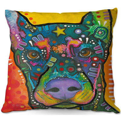 Doberman Dog Throw Pillow