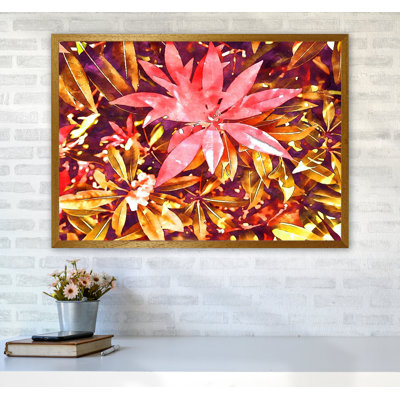 Autumnal Flowers - Print on Canvas