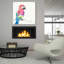 «Preston the Parrot» par Kait Roberts, art mural en verre acrylique-845189410