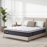 Langione Medium Firm Hybrid and Cooling Foam Mattress, Pressure Relief, and Motion Isolation, CertiPUR-US, Mattress in a Box