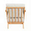Chaise d'appoint Mid-Century moderne avec structure en bois d'hévéa massif pour le salon-1826741886-1826741887