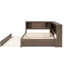 Lit de jour avec vaste armoire de rangement, lit gigogne et conduit de couleur antique-1854502590