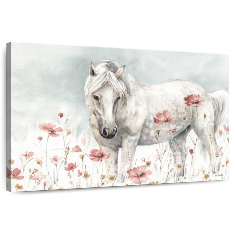 Brampt, superbe cheval sauvage I, H 32 po x l 48 po