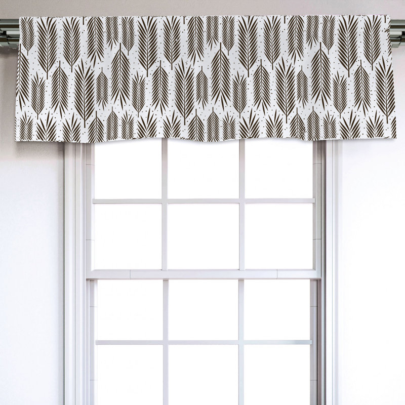 Sateen Ruffled Window Valance