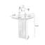 Console brun en bois massif-391606819-391609822