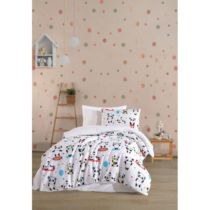 XXL Quilt Cover Set - 65% Cotton / 35% Polyester, White | Duvet Cover 61 x 87, Pillowcase 31 x 31 | Machine Washable, 120 Thread Count, Button Closure for Duvet & Envelope Closure for Pillowcase | Soft, Durable & Stylish Bedding