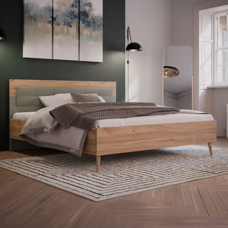 Rauchtown Bed, Sage/Beige, Super King (6')