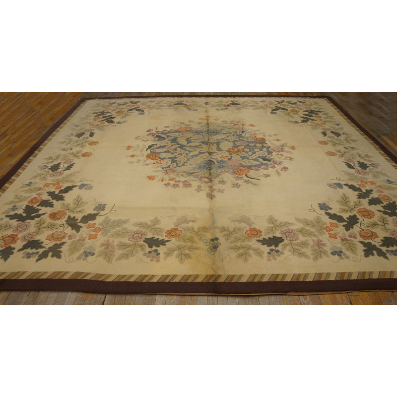 Tapis carré carré Mid-Century