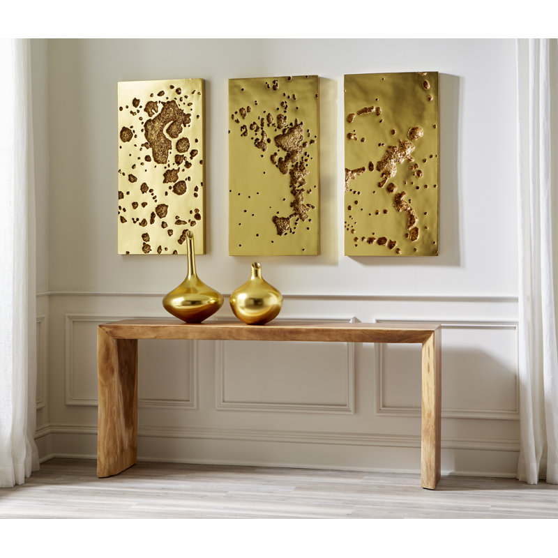 Waterfall 66" Solid Wood Console Table
