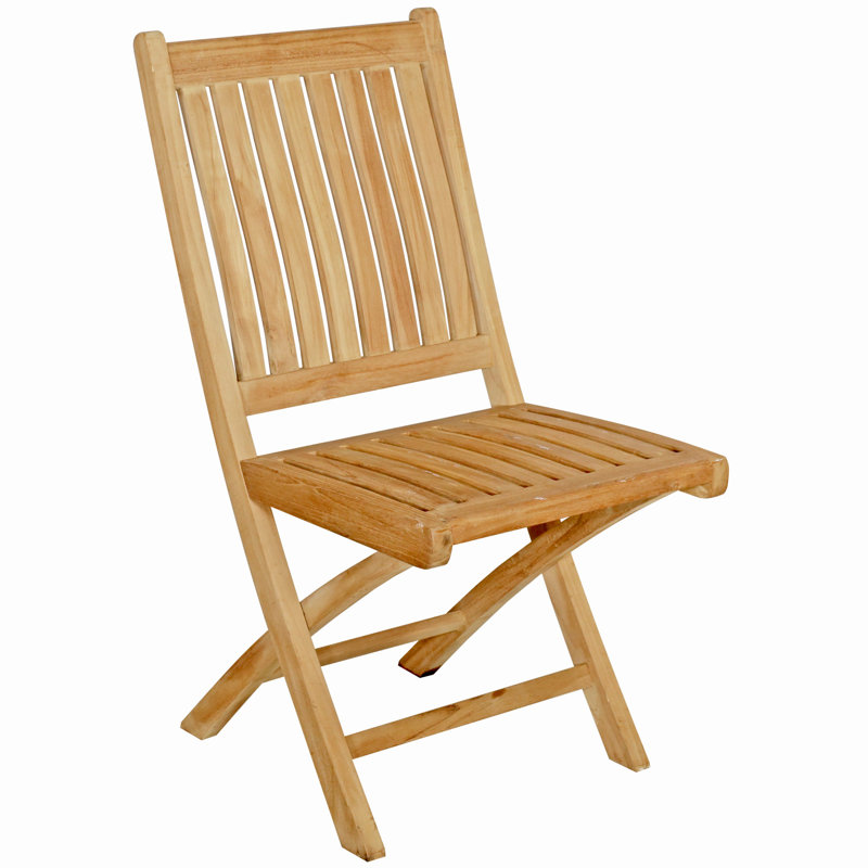 Coster Folding Teak Patio Dining Chair