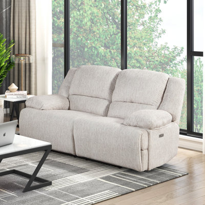Ensemble de canapé inclinable électrique moderne 2pc Comfort Canapé