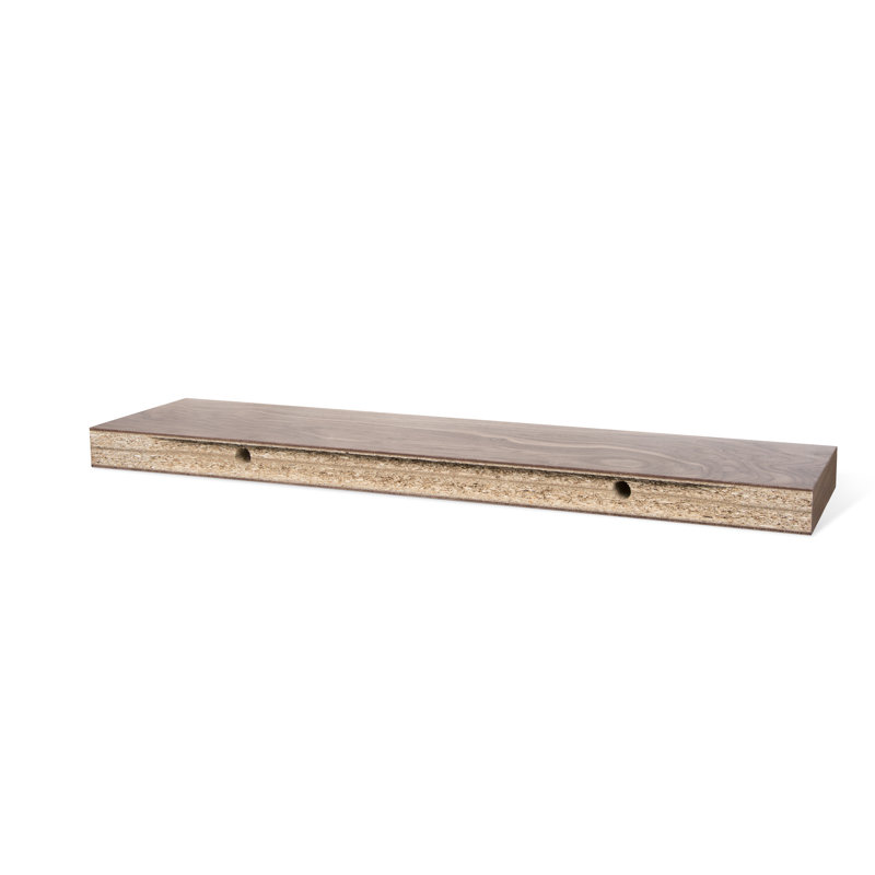 Balda Floating Shelf, Walnut, 2'' H x 35'' W x 9'' D