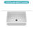 Durable Kitchen Sinks In White Ceramic, Modern Deep Bowl Design For Small Kitchens