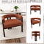 Fauteuil ouvert à dossier ouvert, tissu chenille et élégant, orange, 3 pieds, avec revêtement confortable pour la salle à manger