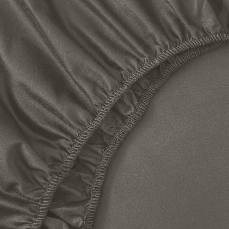 Ensemble de 4 valises pour chambre d'amis, Ensemble de draps très grand + 2 taies d'oreiller, Gris cendré