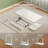 Ashya Ergonomic Glass Top Height Adjustable Standing Desk with Drawer and Hooks-2098039438-2097863726