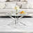 Ayala 35.43" Round Coffee Table with Glass Top-1176168697
