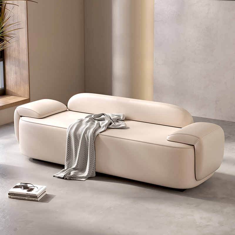 Banc avec revêtement, Beige