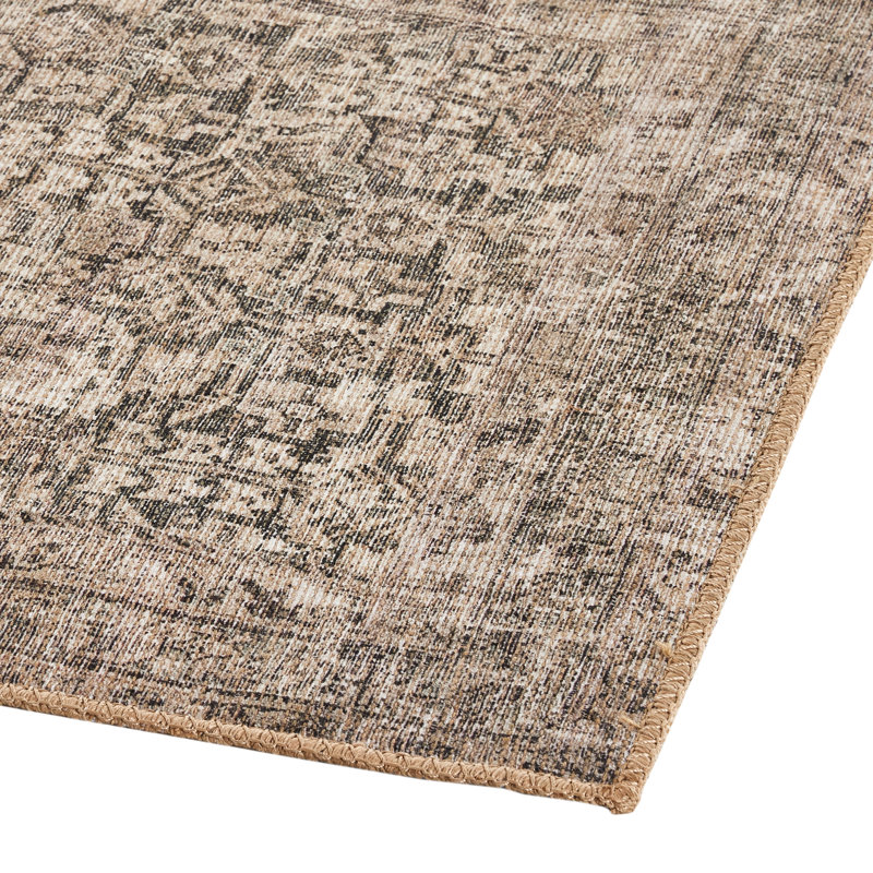Lucca Priya Area Rug, Runner 2'6" x 12', Light Brown