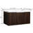 Contemporary 36 Inch Bathroom Vanity With Sink, Soft Close Door, 2 Doors, Walnut, Copious Storage Inch, Modern Design Meeting Practical Needs, Abundant For Daily Chores-615975046-615975064