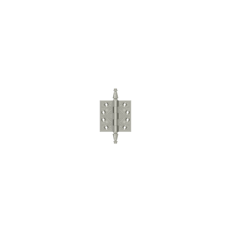 3.5'' x 3.5'' Butt Bearing Hinge, Brushed Nickel