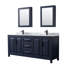 Ensemble de meuble-lavabo double 80 "avec miroir Daria-97905477-97905470-97905475