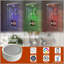 Vitrine moderne en verre avec lumières DEL, assemblage rapide, verre trempé, idéal pour le salon et les chambres à coucher, 1 porte, 4 tablettes, blanc
