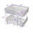 Spacious Metal Bunk Bed with Safety Guardrails-1411513236-1411513237
