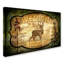 « welcome introduction cerf », impression sur toile tendue-21937211