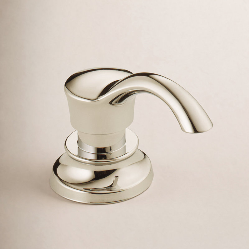 Cassidy Soap Dispenser, Polished Nickel