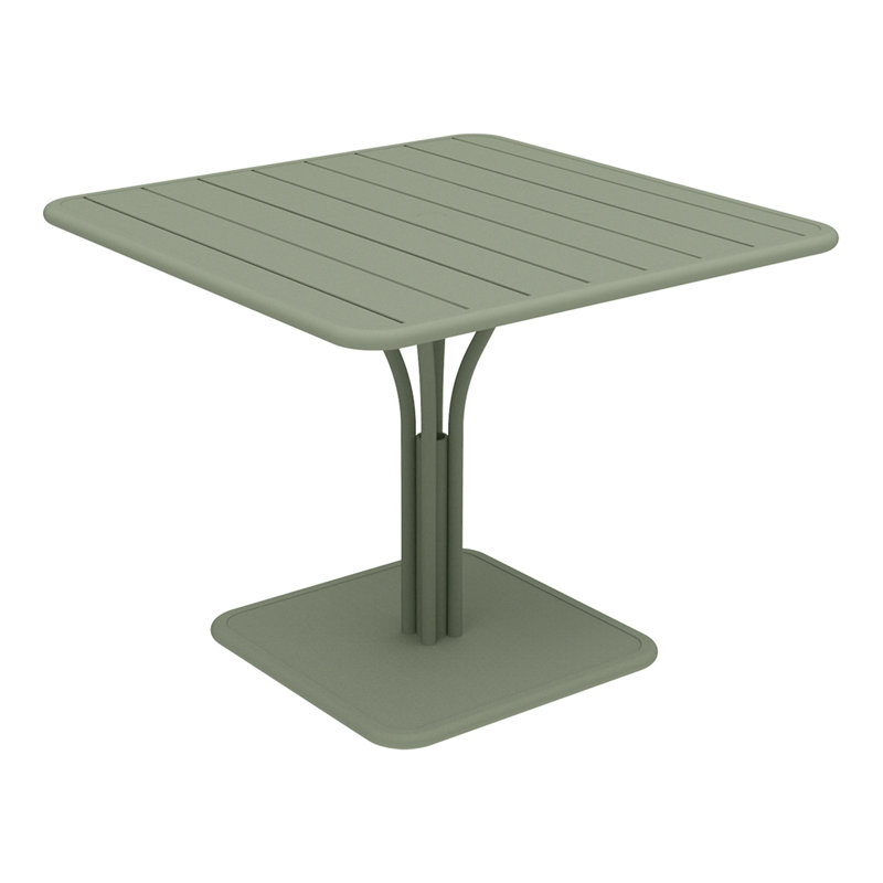 Luxembourg Outdoor Square Dining Table, Anthracite, 28" W x 28" L x 29" H