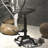 Dicle Swivel Adjustable Height Counter Stool with Metal Frame-1452283059