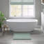 1 tapis de salle de bain réversible 100% coton touffeté à 3 000 g / m² 17 po x 24 po-2008812511