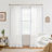 Semi Sheer Scalloped Edge White Coastal Beach Window Curtains for Living Room Bedroom 2 Panels Rod Pocket-1854734665-1869890797