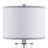 Quinita 23"  Glass Table Lamp Set with Touch Control,  LED Bulbs, USB Ports-1834354861