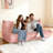 Bean Bag Chair, Giant Bean Bag Chairs For Adults, 3 Seater Fireside Chair, Lazy Large Floor Bean Bag Sofa For Living Room, Bedroom, Dorm, Office-1911454420