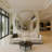 Metal Round Wall Mirror