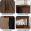 Buffet 47 pouces avec 4 portes de grange et tablette ouverte, console de rangement en bois-933264926