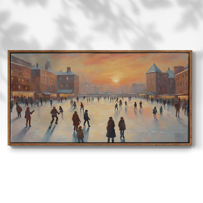 «Landscape Series» -CCCCXVIII- Toile tendue avec châssis tendue, prête à être accrochée