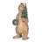 Standing Bear With Tree And Wreath Statuette