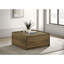 Table basse carrée avec 2 tiroirs 31,5 "Travon