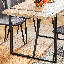 Ensemble de salle à manger 5 pièces avec chaises rembourrées-97682885-131379239