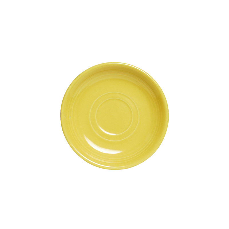 Soucoupe 6 "Concentrix, Jaune safran