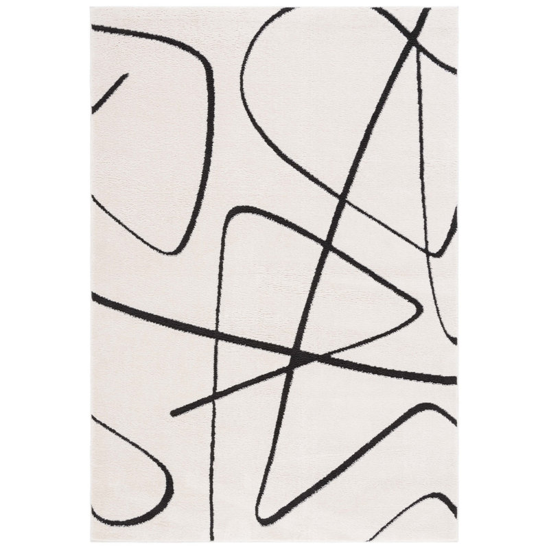 Abstract Area Rug, Rectangle 160 x 229 cm