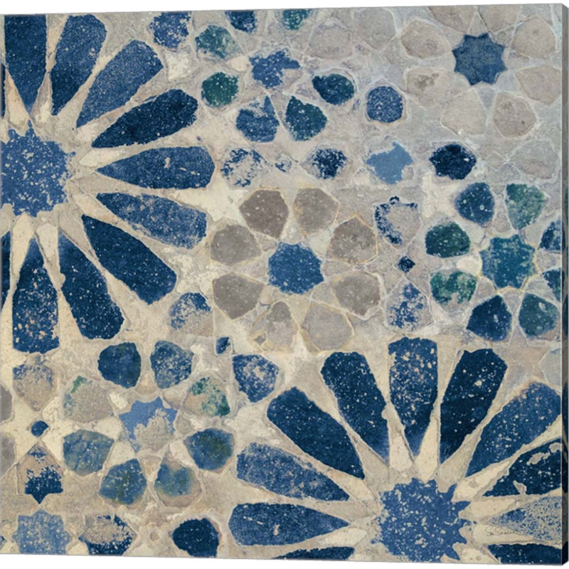 «Alhambra Tile Stone» par Sue Schlabach, art sur toile (ensemble de 2)