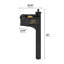 Balmoral Post Mounted Mailbox-373753188-373753185