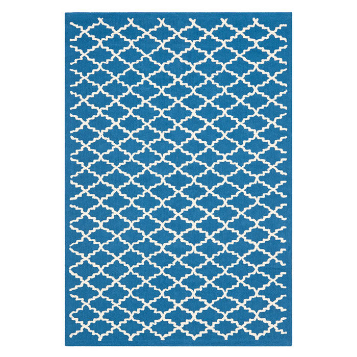 Fullerton Hand Hooked Cotton Pile Geometric Rug