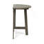 TABLE BISTRO WESTMONT DEMI-ROND, GRIS