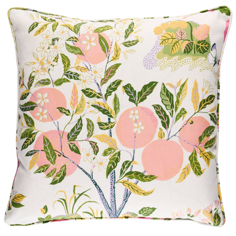 Coussin Citrus Garden I / O, H 22 po x l 22 po